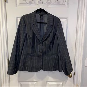 Lane Bryant Striped Blazer